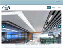 Tablet Screenshot of discovergroup.net